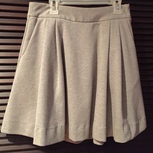 Grey High-Rise Skirt